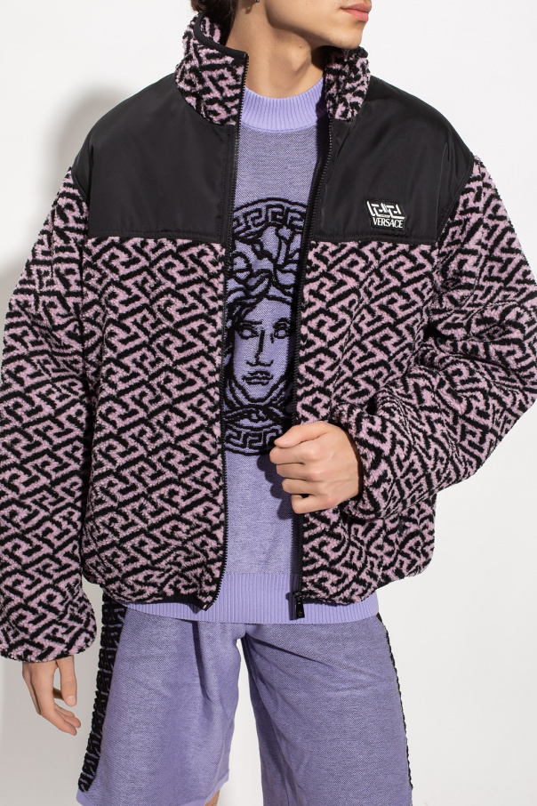 Versace fleece clearance jacket